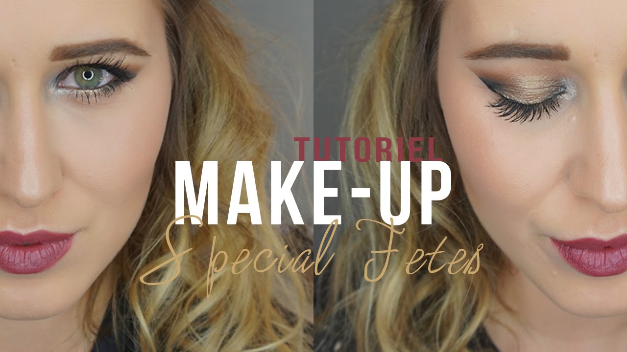 // Tutoriel Maquillage Spécial Fêtes //  Noël - Réveillon 31 décembre