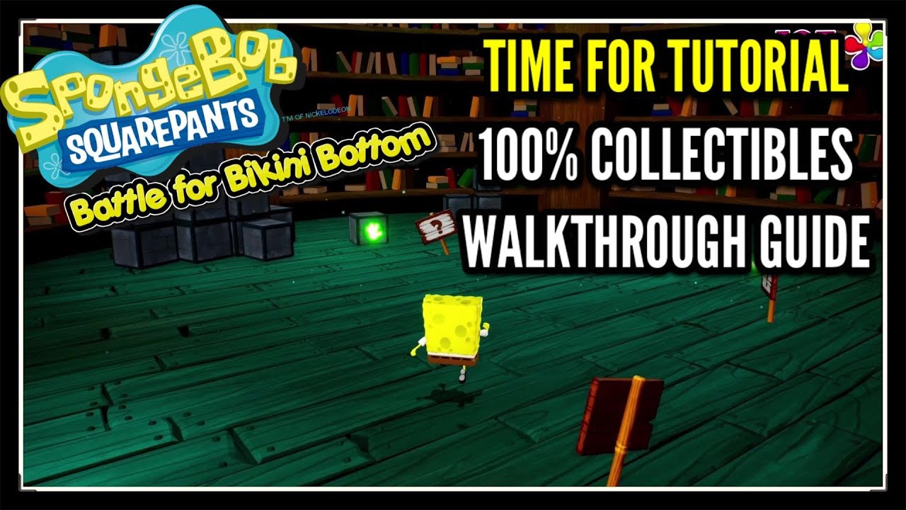 Time For Tutorial Walkthrough Guide in Spongebob Squarepants Battle For Bikini Bottom Rehydrated