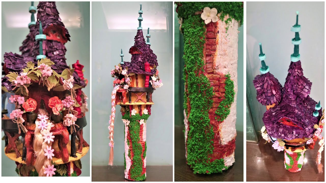 How to make Rapunzel’s tower| DIY CASTLE/Diy ideas