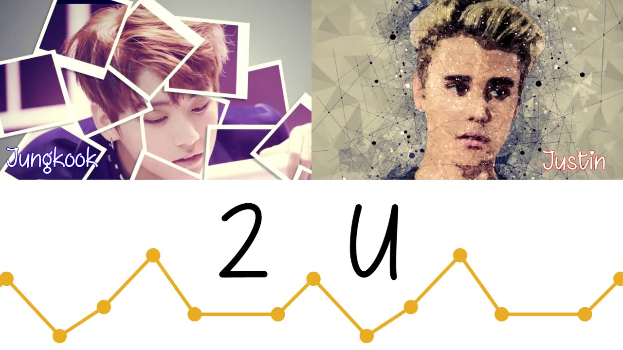BTS (Jungkook) x Justin Bieber (JB) - 2U (Color Coded Lyrics/Eng)