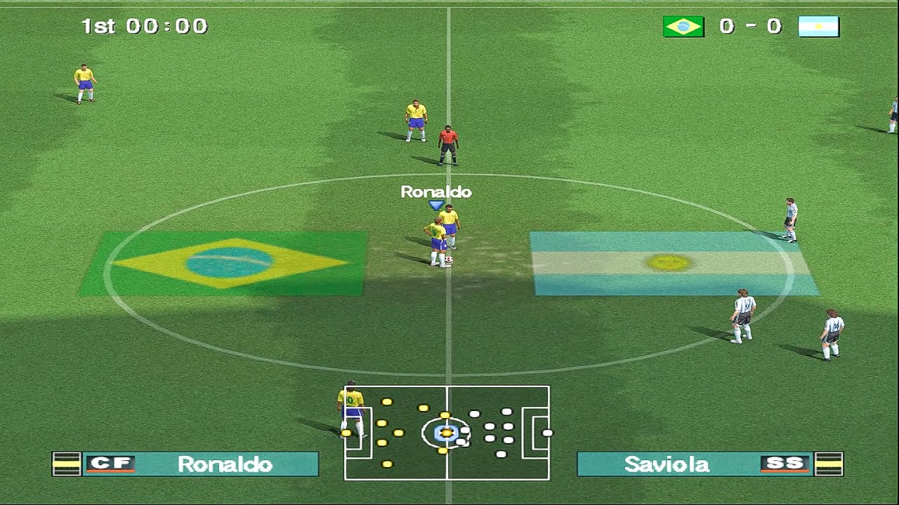 Brazil vs Argentina | PES 6 PS2