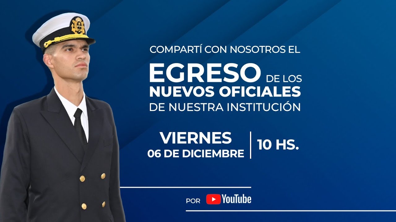 Ceremonia de egreso de la Escuela de Oficiales