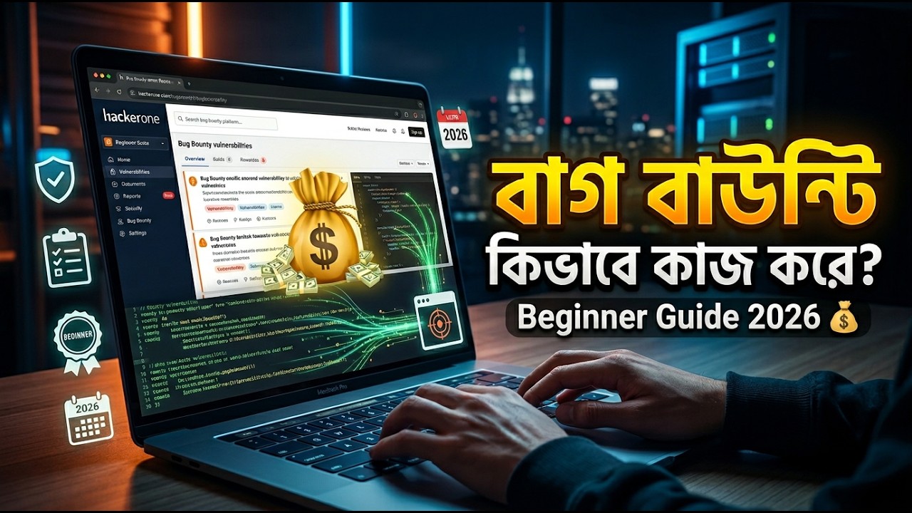 Bug Bounty আসলে কিভাবে কাজ করে? 💰 | Beginner Friendly Complete Guide 2026 (Step-by-Step Reality)