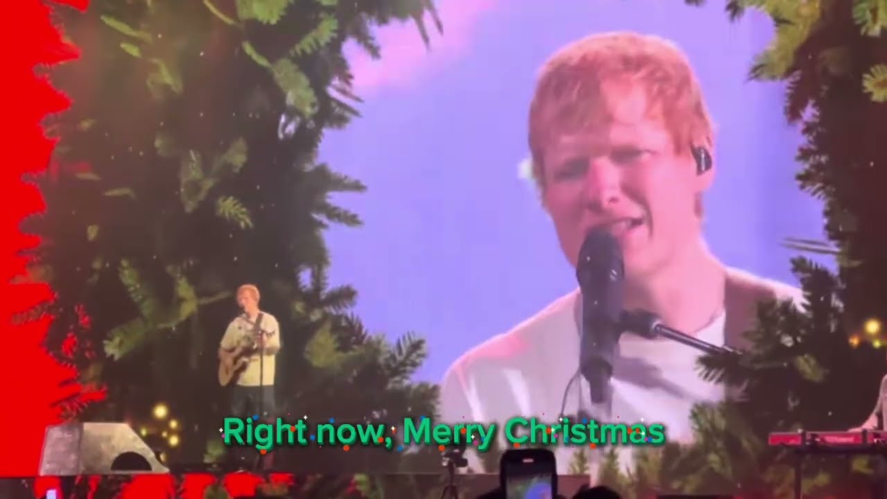 Merry Christmas @EdSheeran  live MiX