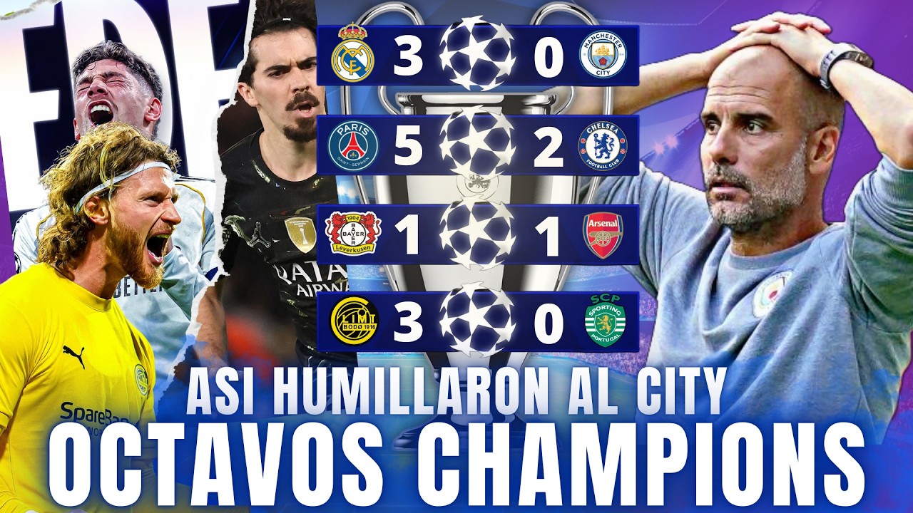 Así HUMILLO el Madrid a PEP | ¿ROBO del Arsenal? | PSG LETAL | Bodo Glimt modo TIKI-TIKA | RESUMEN