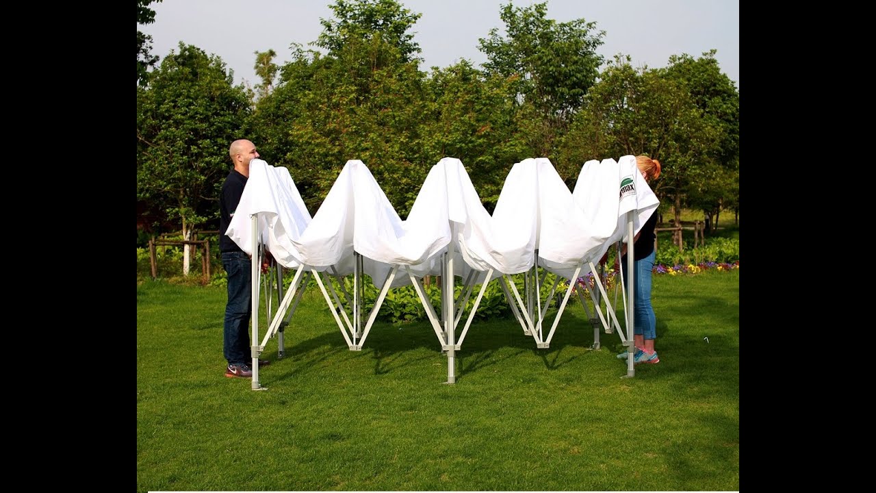 How to Set-up Eurmax10X20 Instant Pop Up Canopy Tent