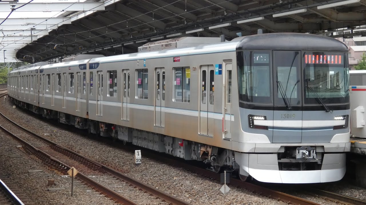 日比谷線13000系13119F 97S試運転in田園都市線江田•藤が丘