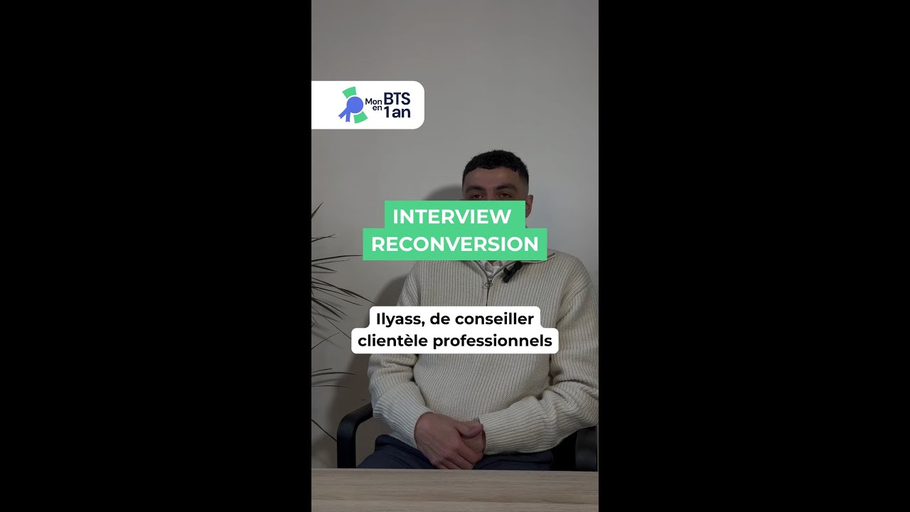 Formation &agrave; Distance et BTS en 1 an : Ilyass t&eacute;moigne