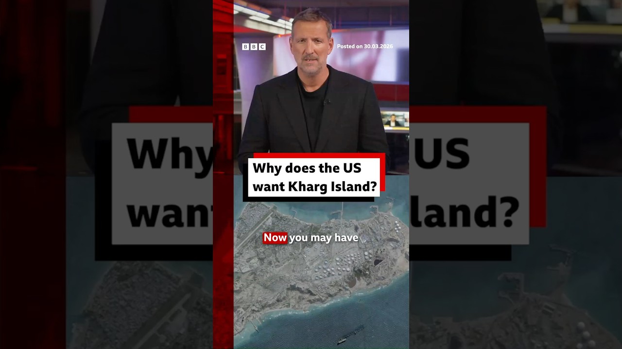 Why does US President Donald Trump want to seize Kharg Island? #Iran #US #BBCNews