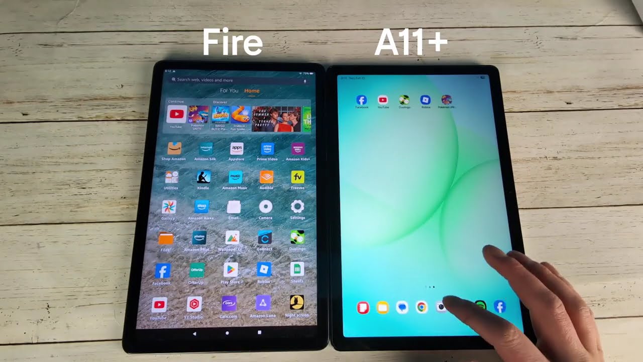 Amazon Fire Max 11 Vs Samsung Tab A11+ Speed Test Comparison 