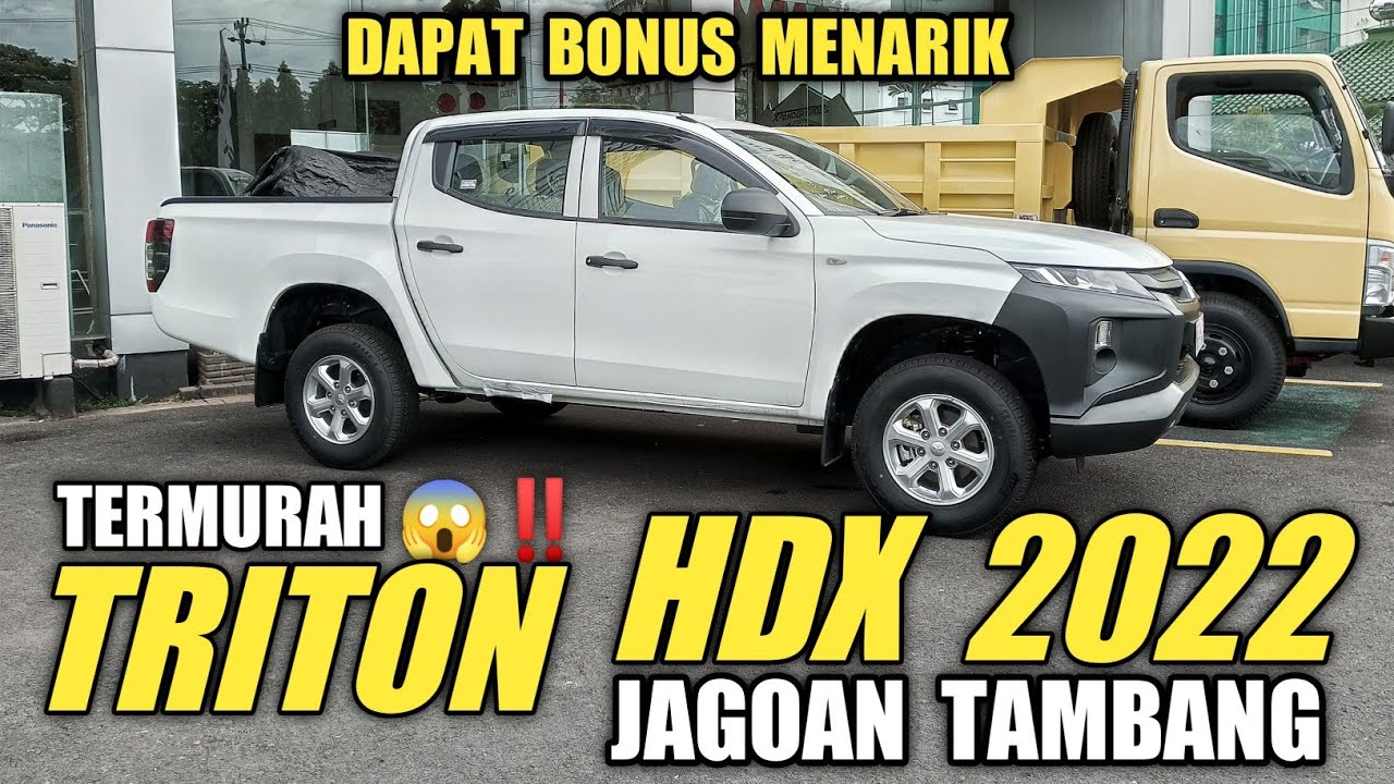 Mitsubishi Triton 2022 HDX 4x4 🔥| Type Paling Murah 😱🤗 #mitsubishitriton #newtriton #doublecabin