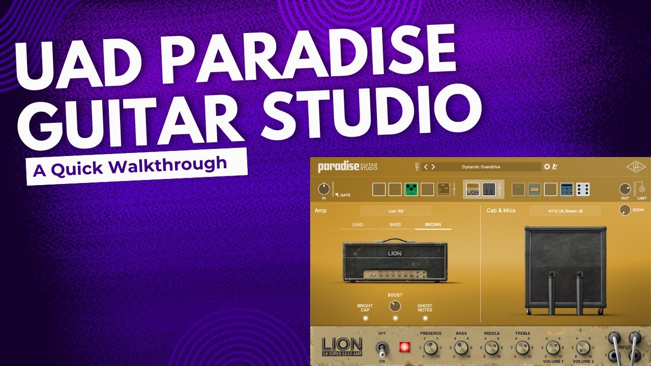 UAD Paradise Guitar Studio: Another Great Amp Plugin
