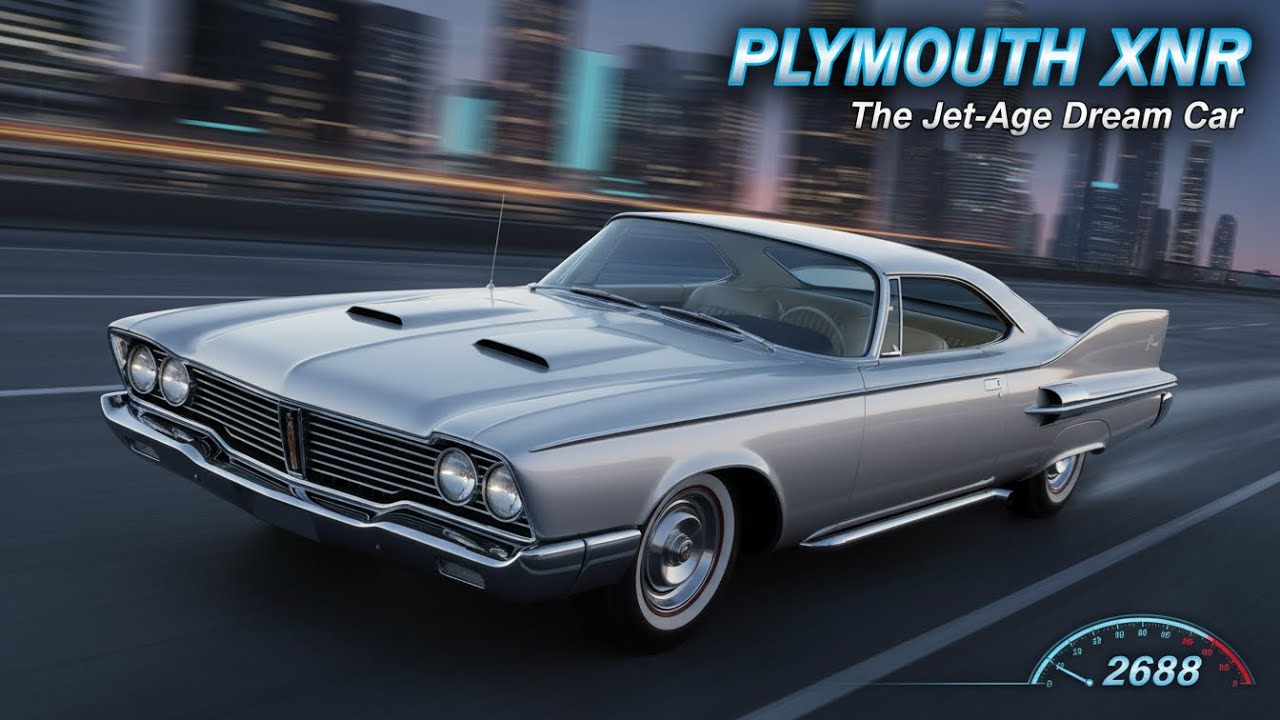 Virgil Exner's Plymouth XNR |The Asymmetrical Concept You've Never Seen
