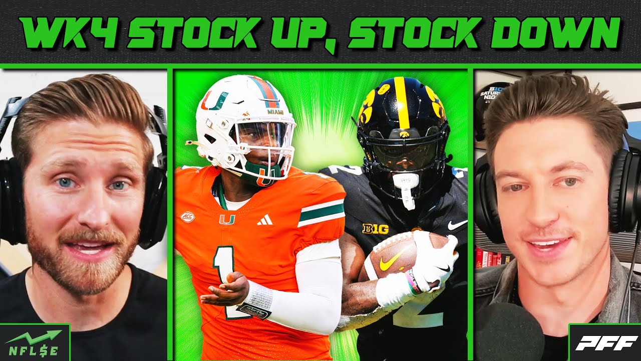 Week 4 Stock Up, Stock Down For 2025 NFL Draft | NFL Stock Exchange