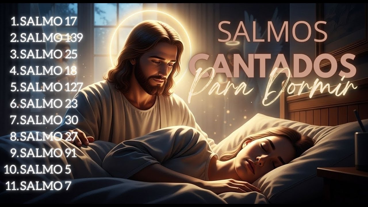 SALMOS CANTADOS Para Descansar e Dormir Na Graça De DEUS, Abençõe Sua Noite Ouvindo, Música Gospel