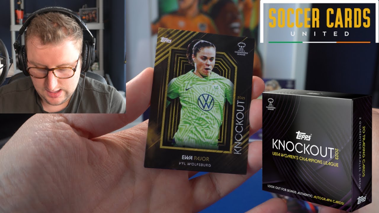 2022-23 Topps UWCL Knockout Hobby Box Opening And Review | Barcelona vs Wolfsburg Final Hits!