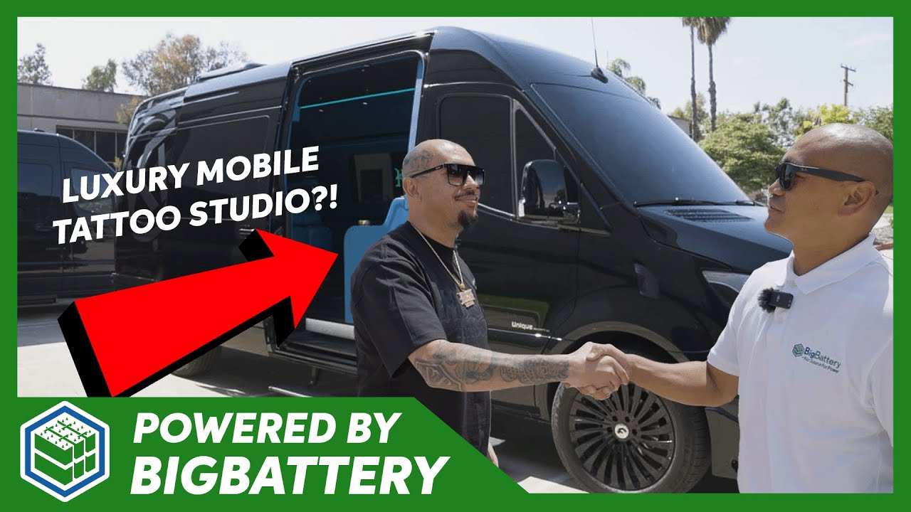 Luxury Lithium Mobile Tattoo Studio?! (ft. Jose Guijosa of Killer_Tattoos) | Powered by BigBattery