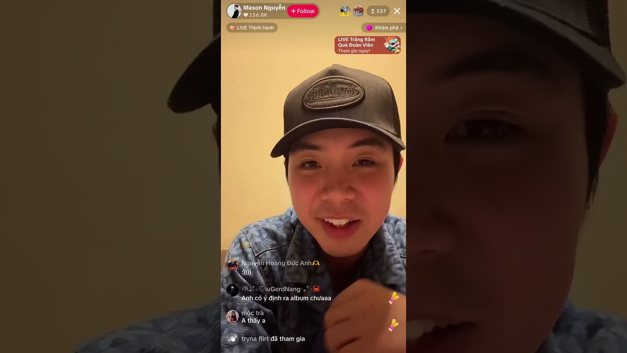 Mason Nguyễn livestream tâm sự ngày 2/9/2025, review Vũ Cát Tường