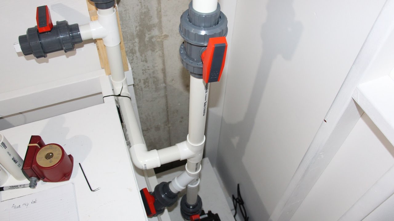Plumbing overview for the 1600 Gallon system 4-9-17