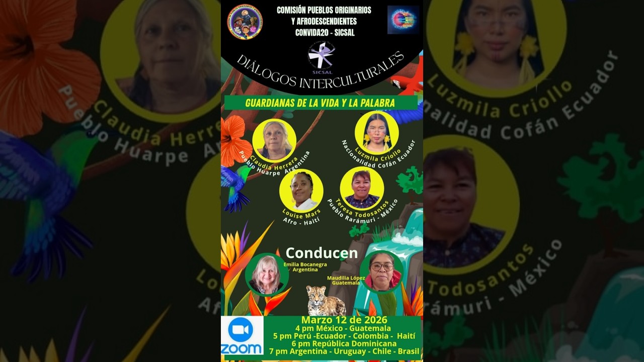 Diálogos Interculturales: Guardianas de la vida y la palabra