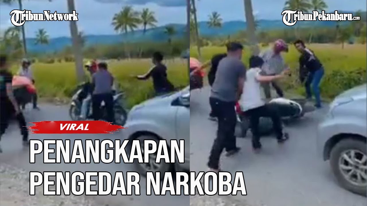 Viral, Penangkapan Pengedar Narkoba di Solok, Dua Pelaku Dicegat di Tengah Jalan