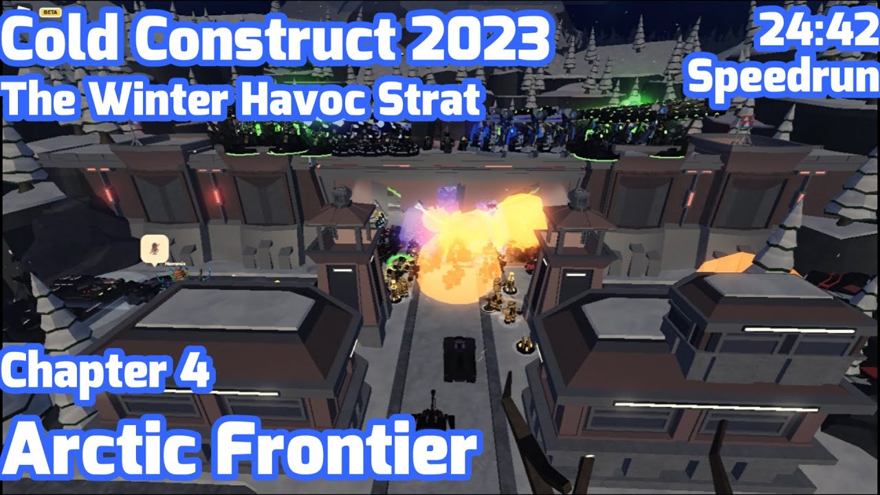 (2023) Arctic Frontier (Chapter 4) with The Winter Havoc Strat (Speedrun) | Tower Blitz | Roblox