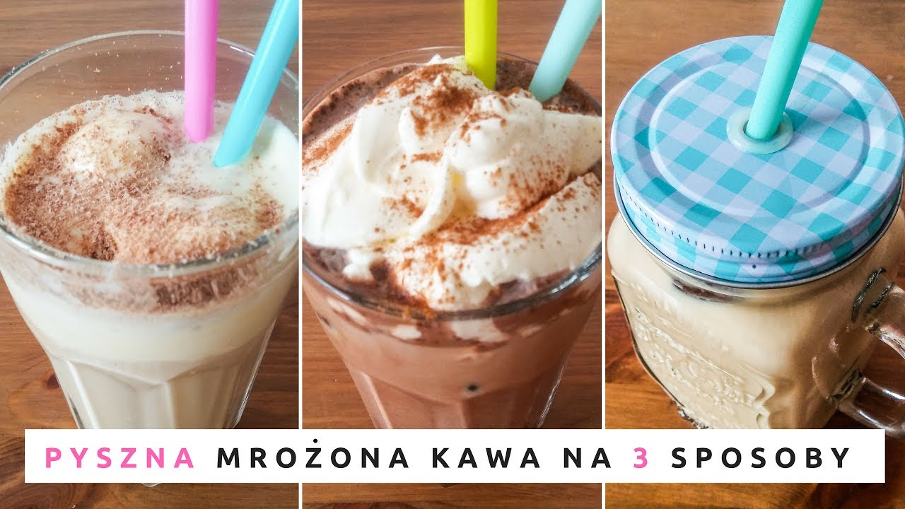 Pyszna kawa mrożona na 3 sposoby! 🍨 🍨 🍨