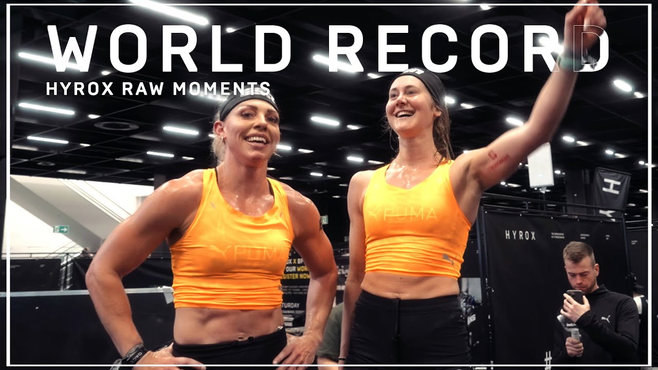 HYROX RAW MOMENTS | Megan Jacoby & Linda Meier taking the World Record in Doubles Women