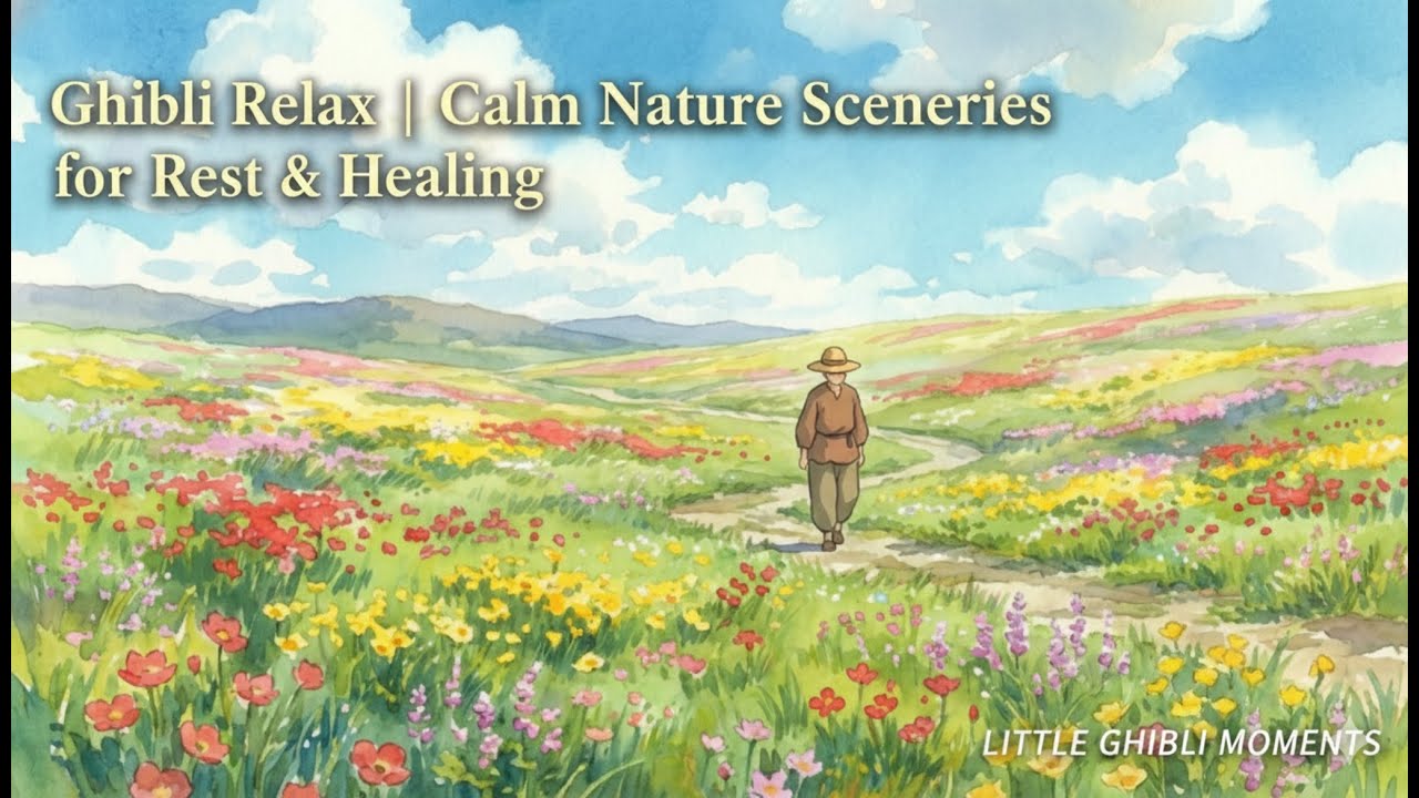 Ghibli Relax | Calm Nature Sceneries for Rest & Healing