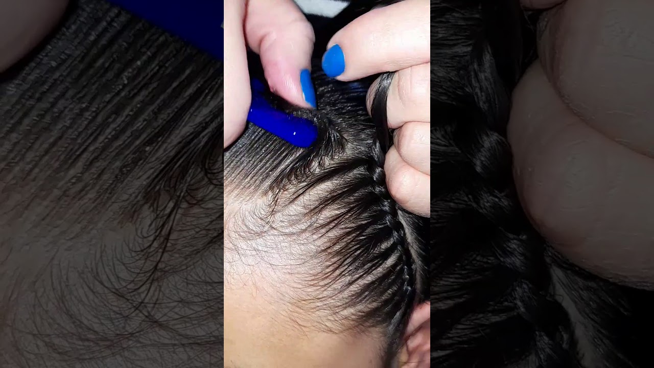 Peinado con trenza postiza y entorchados paso a paso para principiantes.
