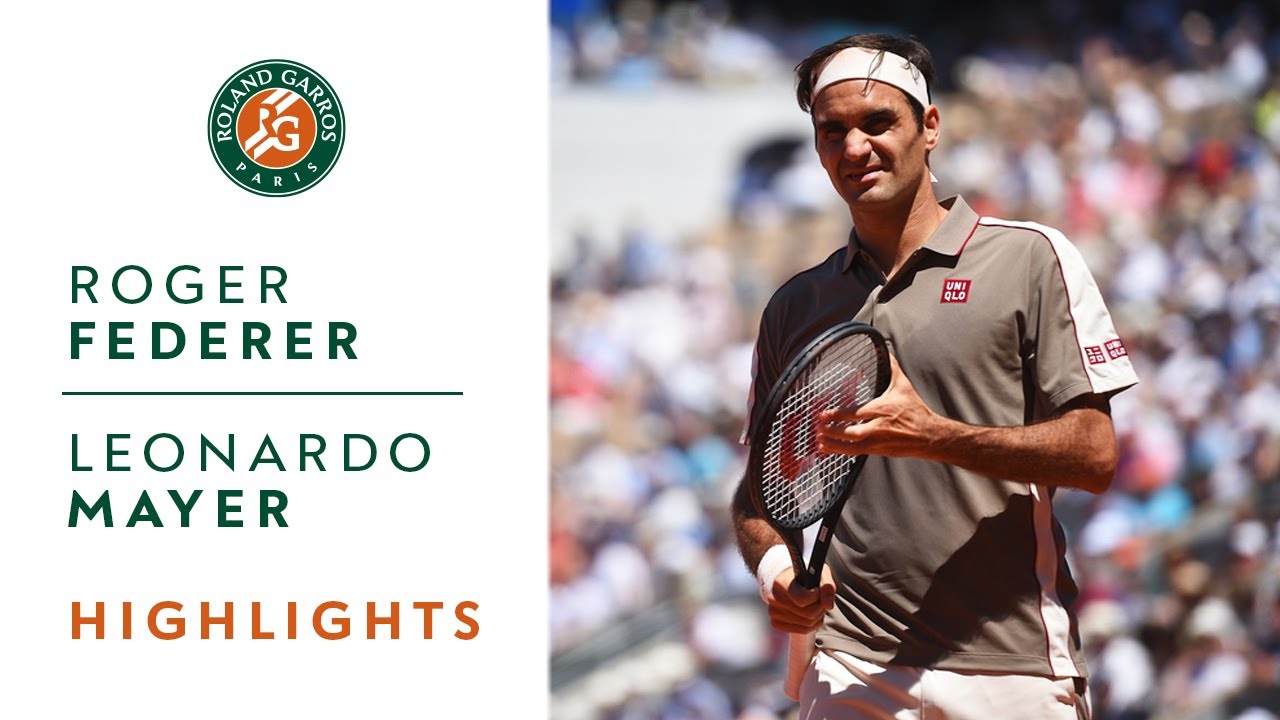 Roger Federer vs Leonardo Mayer - Round 4 Highlights | Roland Garros 2019