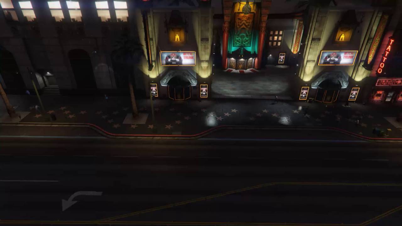 Night aerials GTA V