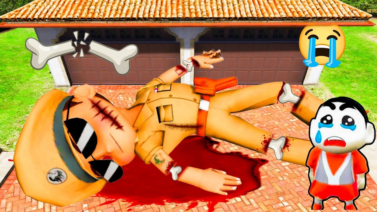 I Broked 206 Bones Of little Singham || shinchen Gta 5 Gameplay