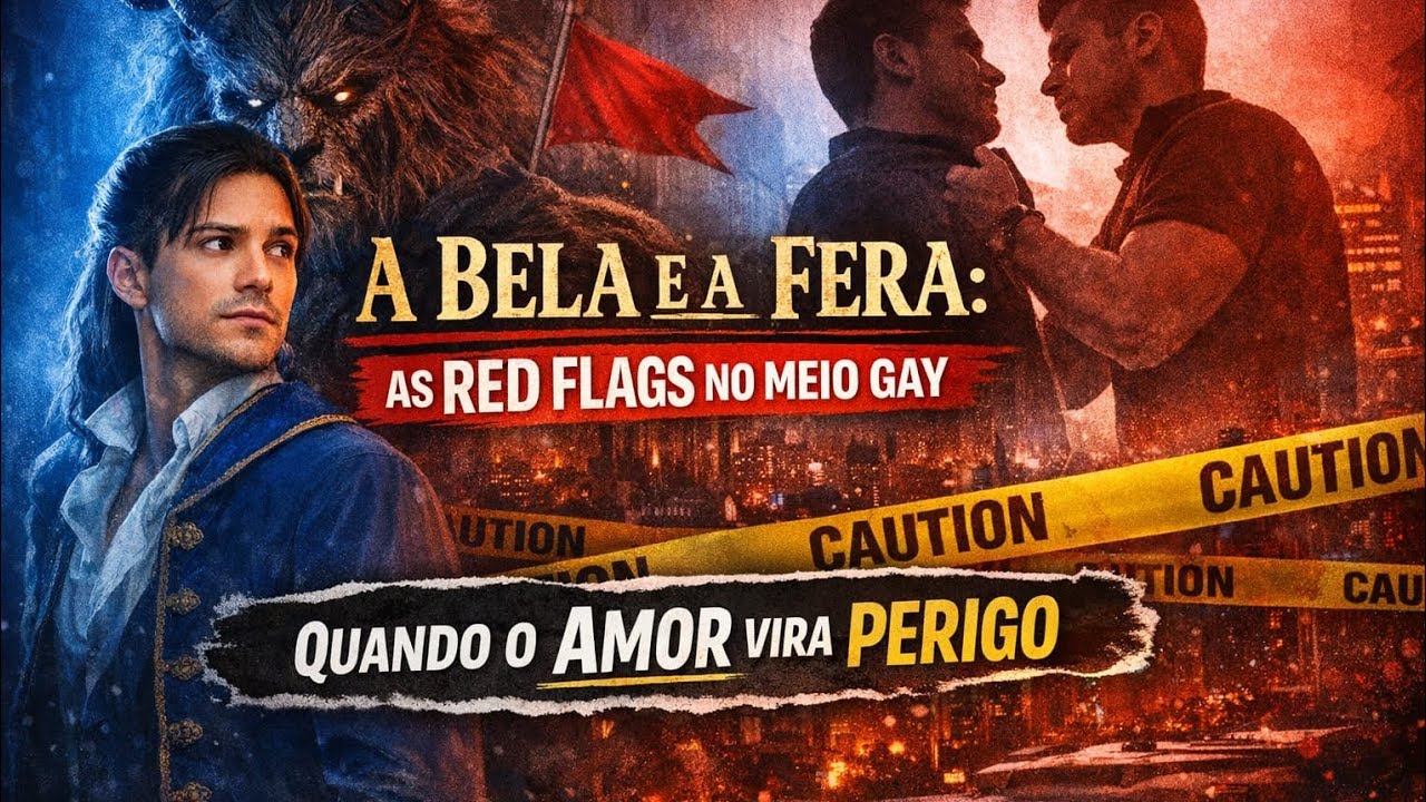 A Bela e a Fera: As red flags no meio Gay! Quando o amor vira perigo ⚡