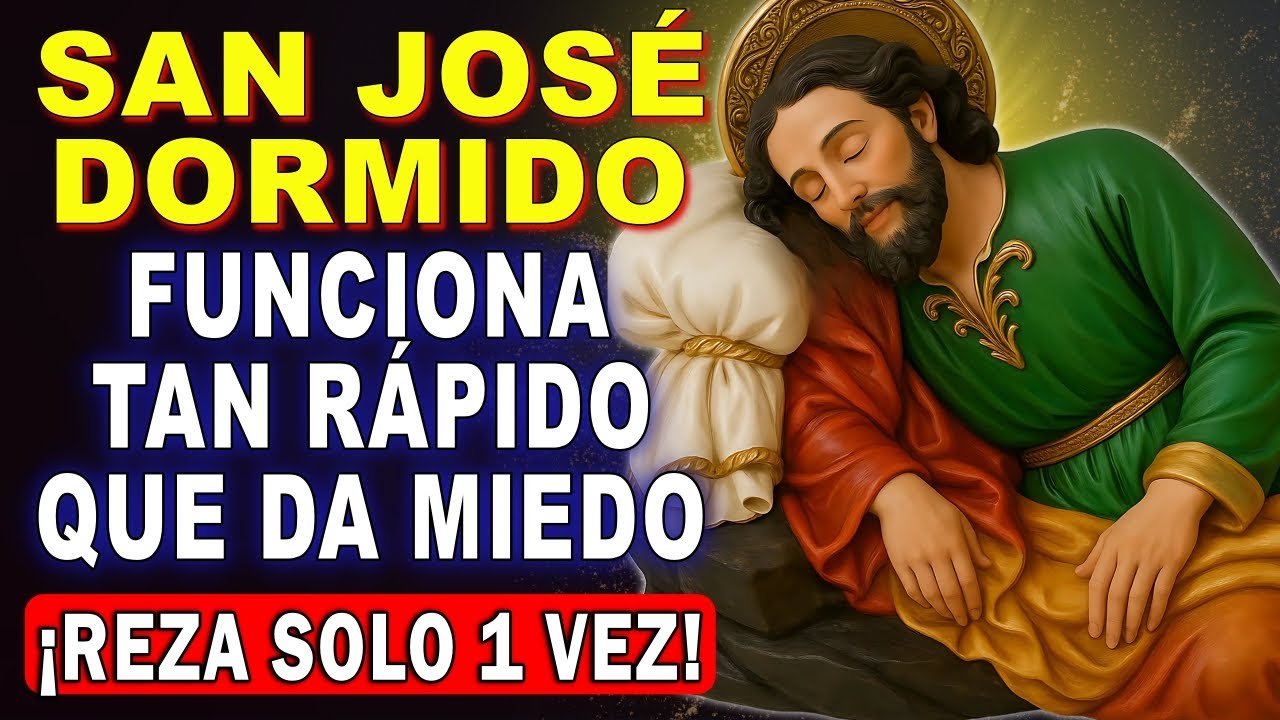 💖ORACIÓN A SAN JOSÉ DORMIDO QUE NUNCA FALLA🙏 Protección, Trabajo, Familia y Fe - muy milagrosa