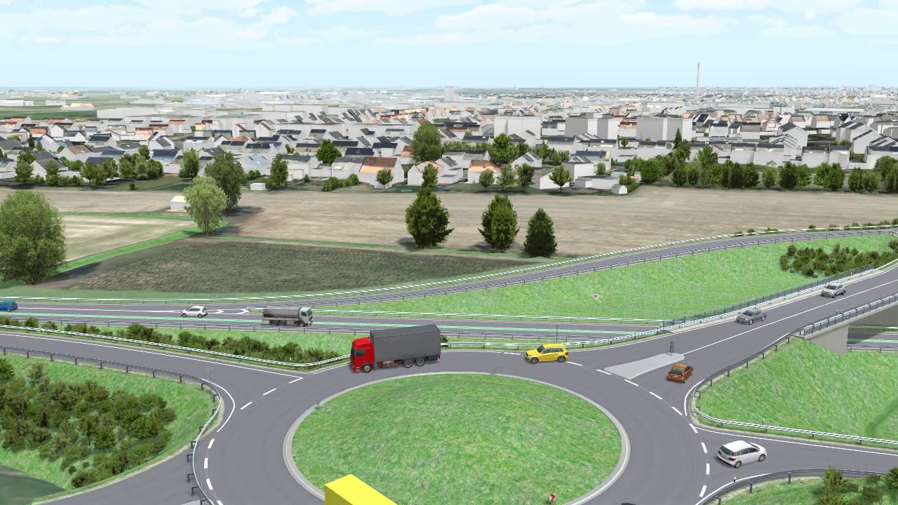 4zu1 Ostmünsterland-Verbindung: Freckenhorster Straße  Fahrtrichtung Warendorf