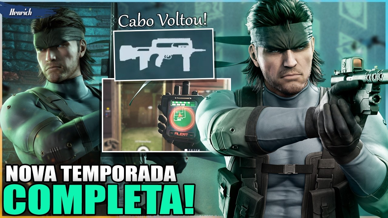 SOLID SNAKE CHEGOU NO SIEGE! - REVIEW COMPLETO DA NOVA TEMPORADA OPERAÇÃO SILENT HUNT!
