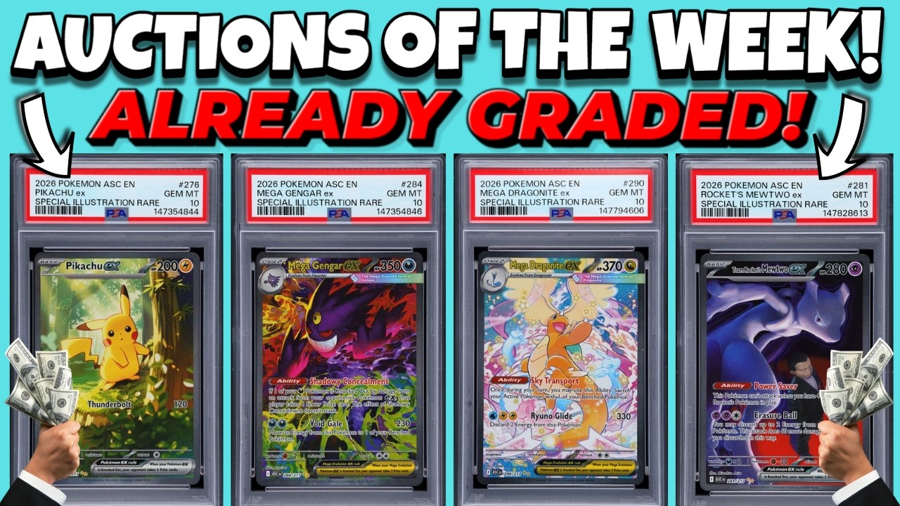 Pokemon Auctions Of The Week! Graded Ascended Heroes Cards Hit The Market!