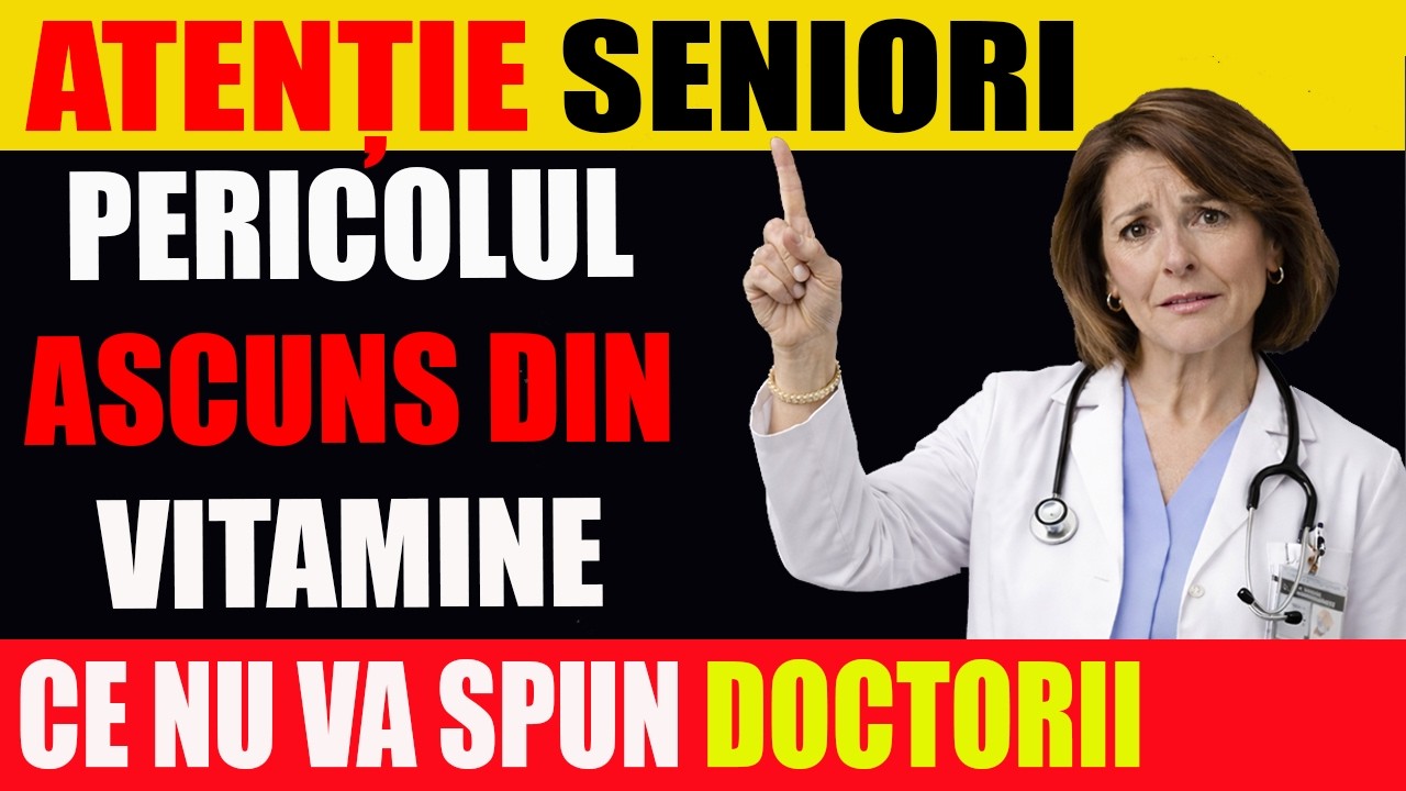 SENIORI, OPRIȚI-VĂ Din A lua aceste VITAMINE GRESIT Vă Distrugeți SANATATEA Fără Să Știți | Dr.Maria