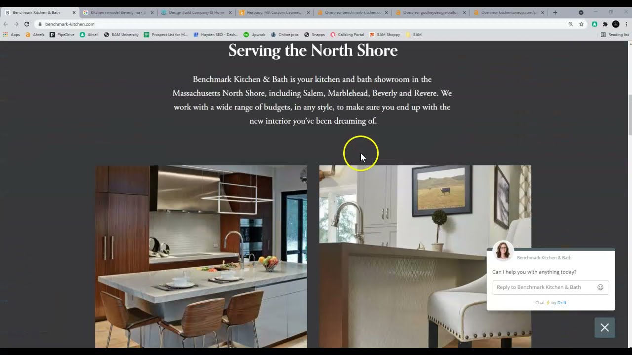 Benchmark Kitchen and Bath- Hayden SEO show&rsquo;s how to out rank competition