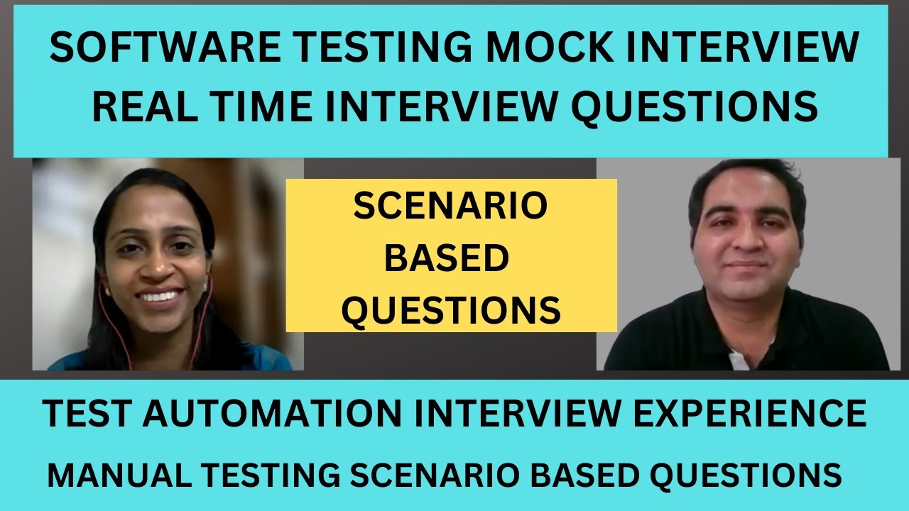 Manual Testing Interview Questions and Answers| Manual Testing Mock Interview for Experienced