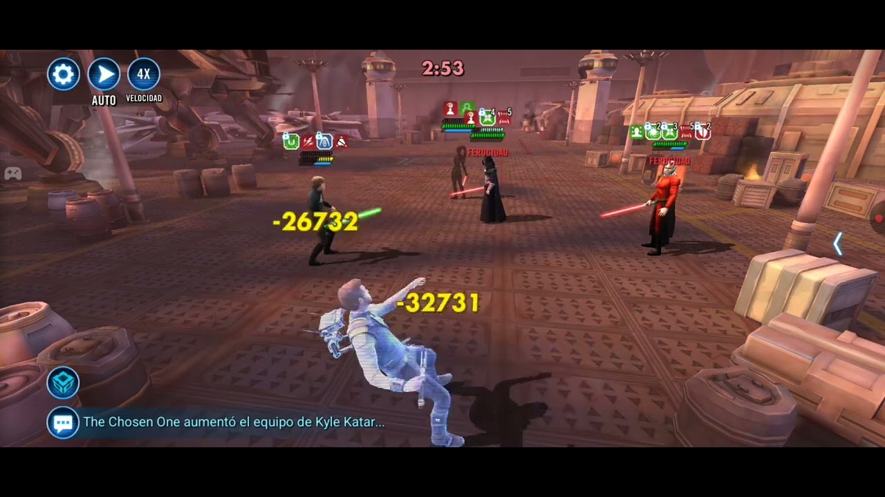 SWGOH JKL vs Malgus