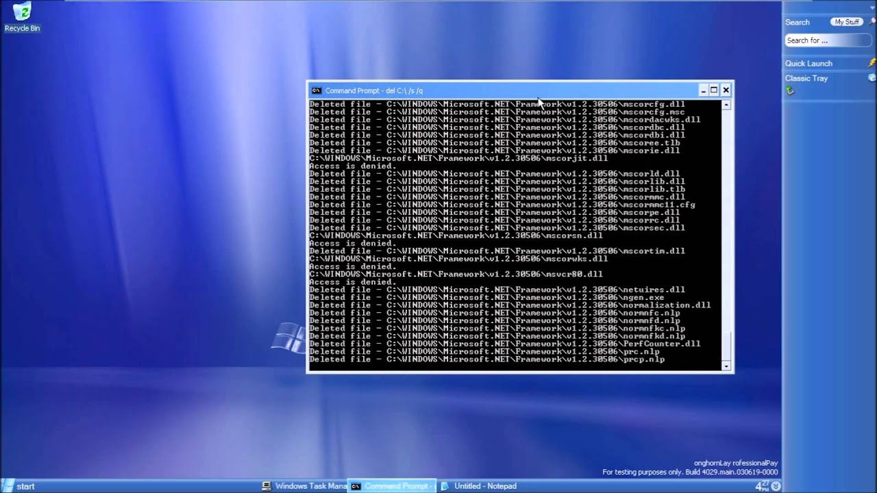 Destroying Microsoft Longhorn Build 4029! (Windows Longhorn Build 4029)