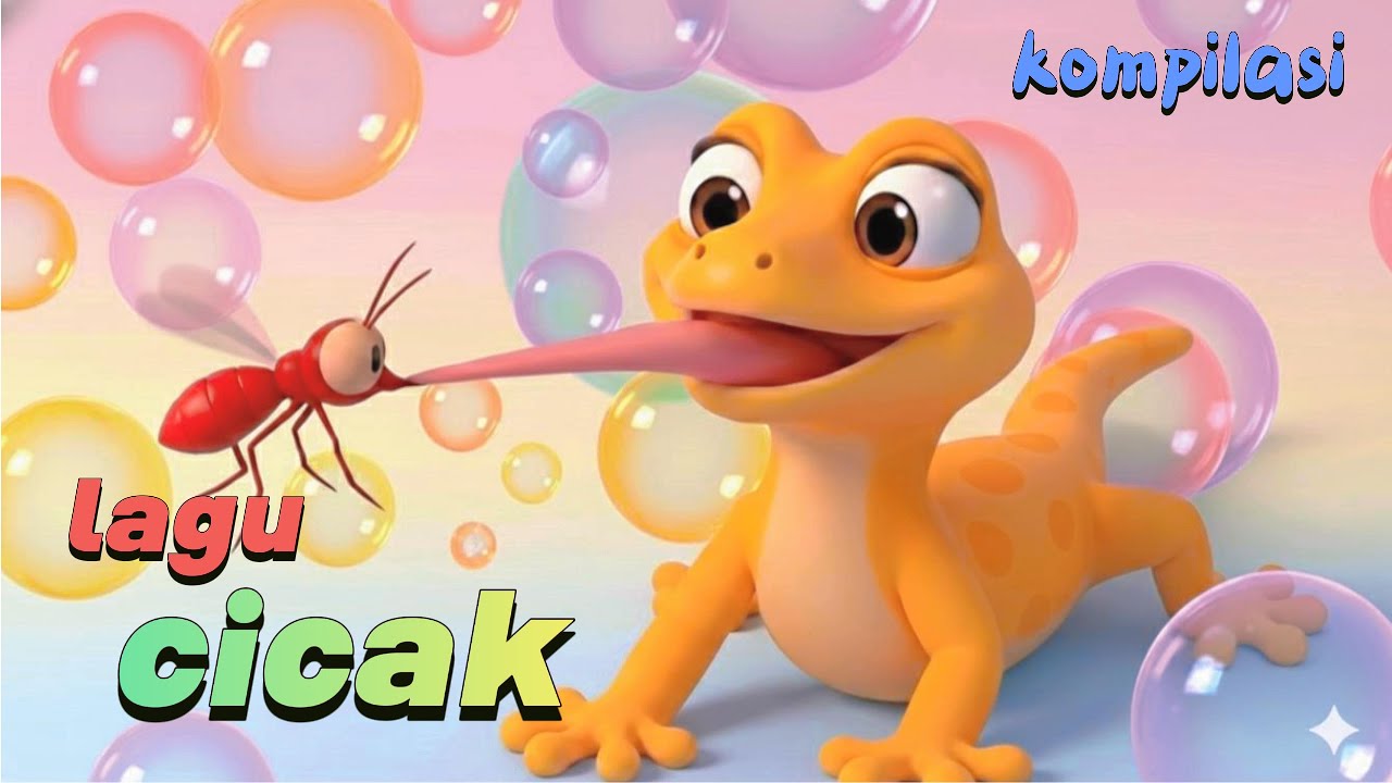 Kompilasi Lagu Cicak Merayap dan Cicak Lainnya🦎 | Lagu Anak Balita TK PAUD | Lagu Anak Indonesia