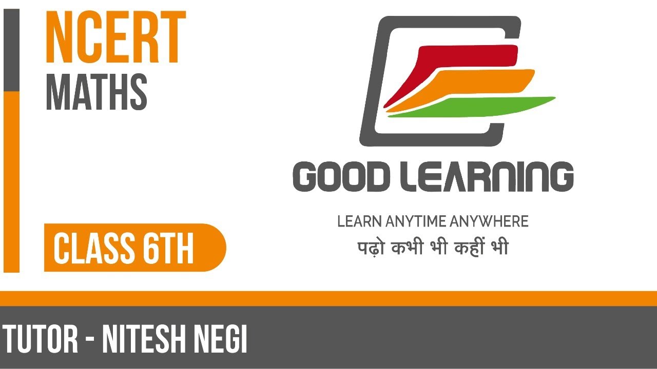 Free Live Class 6th Standard - Maths - Basic Geometrical Ideas - Lecture  04 - Good Learning