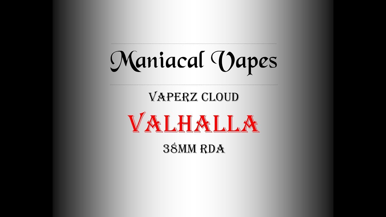 Vaperz Cloud Valhalla 38mm rda