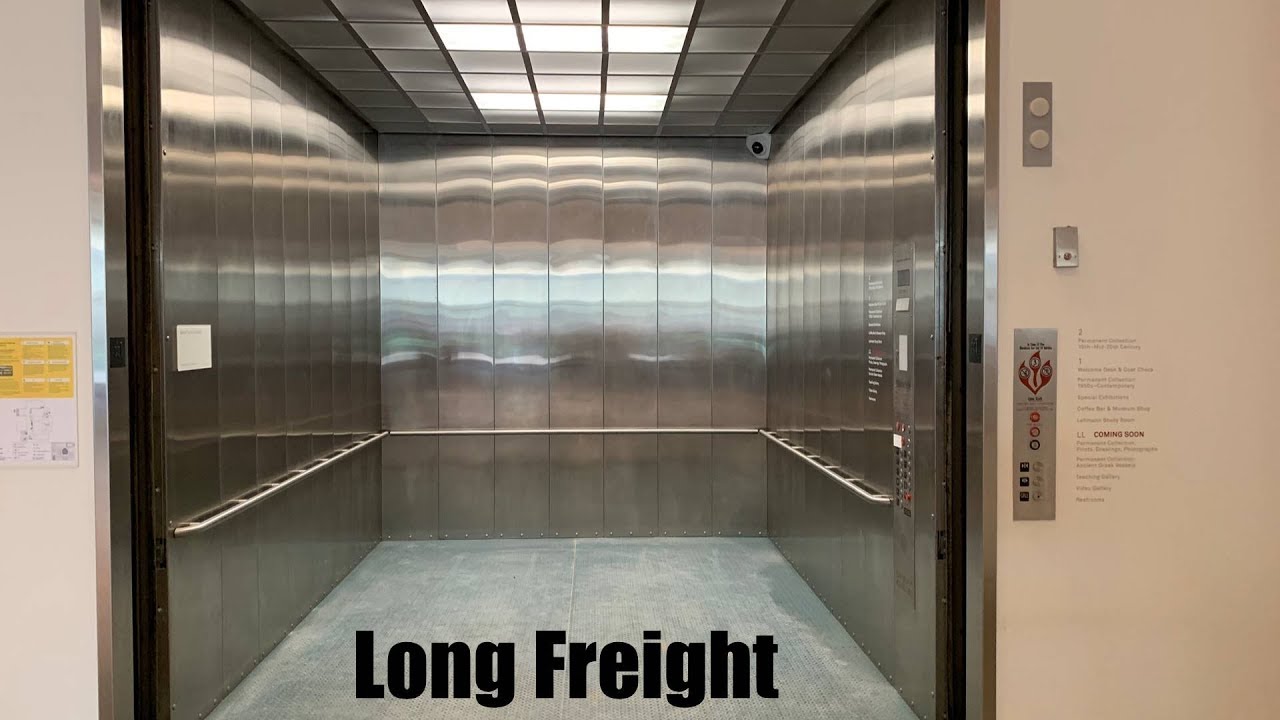Rare Giant Long Hydraulic Freight Elevator @ The Kemper Art Museum - St. Louis, MO