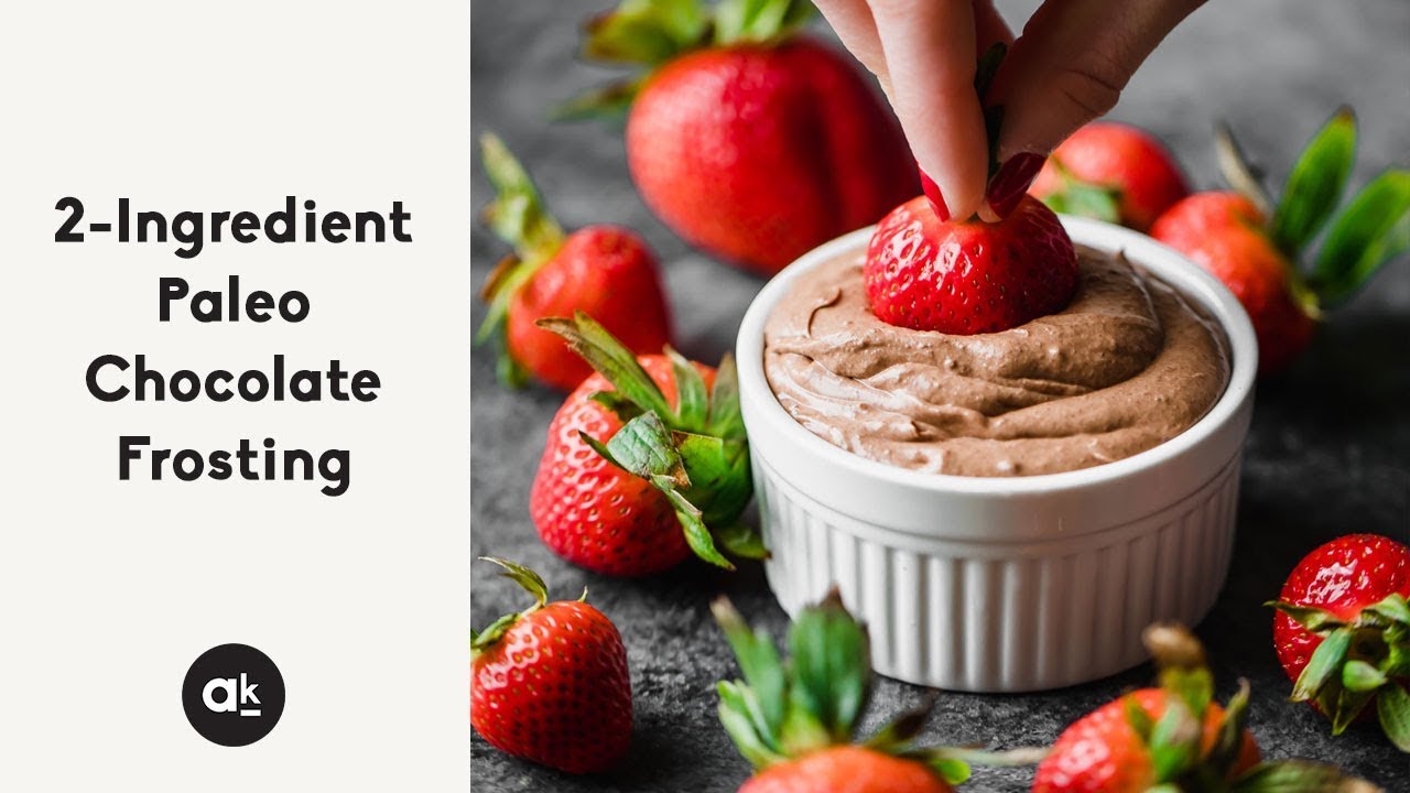 2-Ingredient Paleo Chocolate Frosting (plus TWO other ways to use it!)
