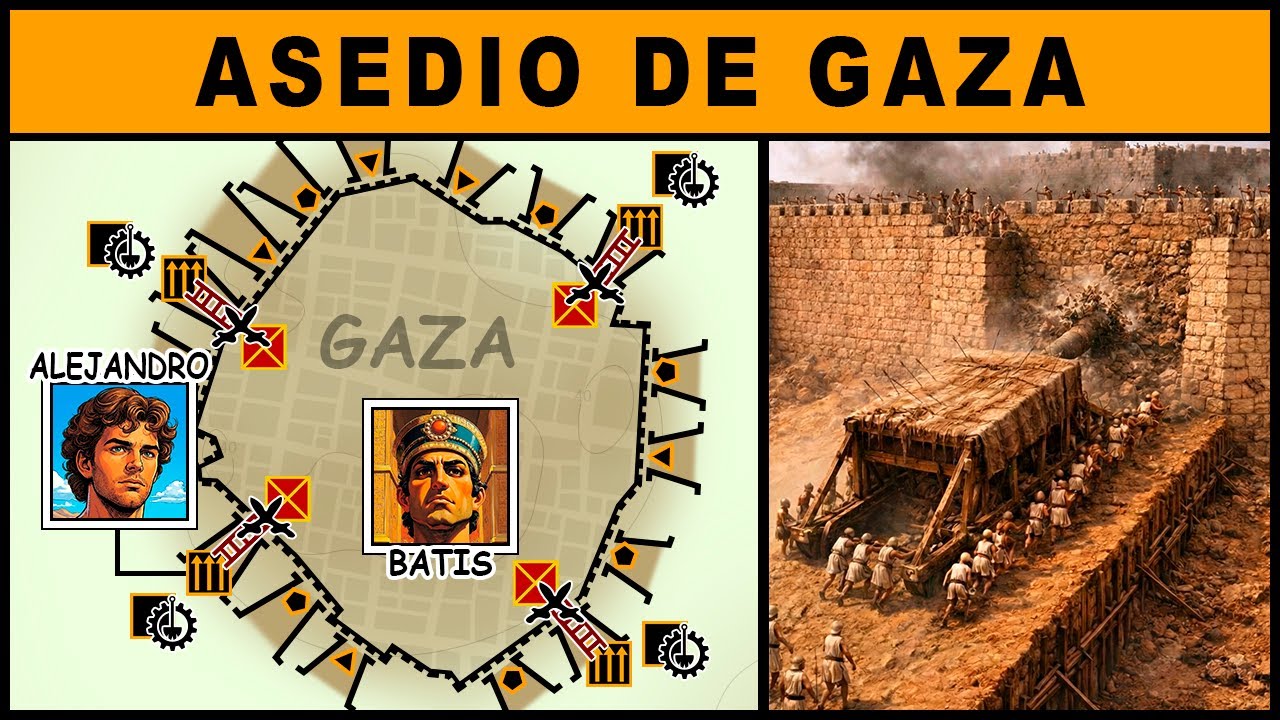 El Asedio de Gaza (332 a.c.) - Alejandro Magno - Ep.9