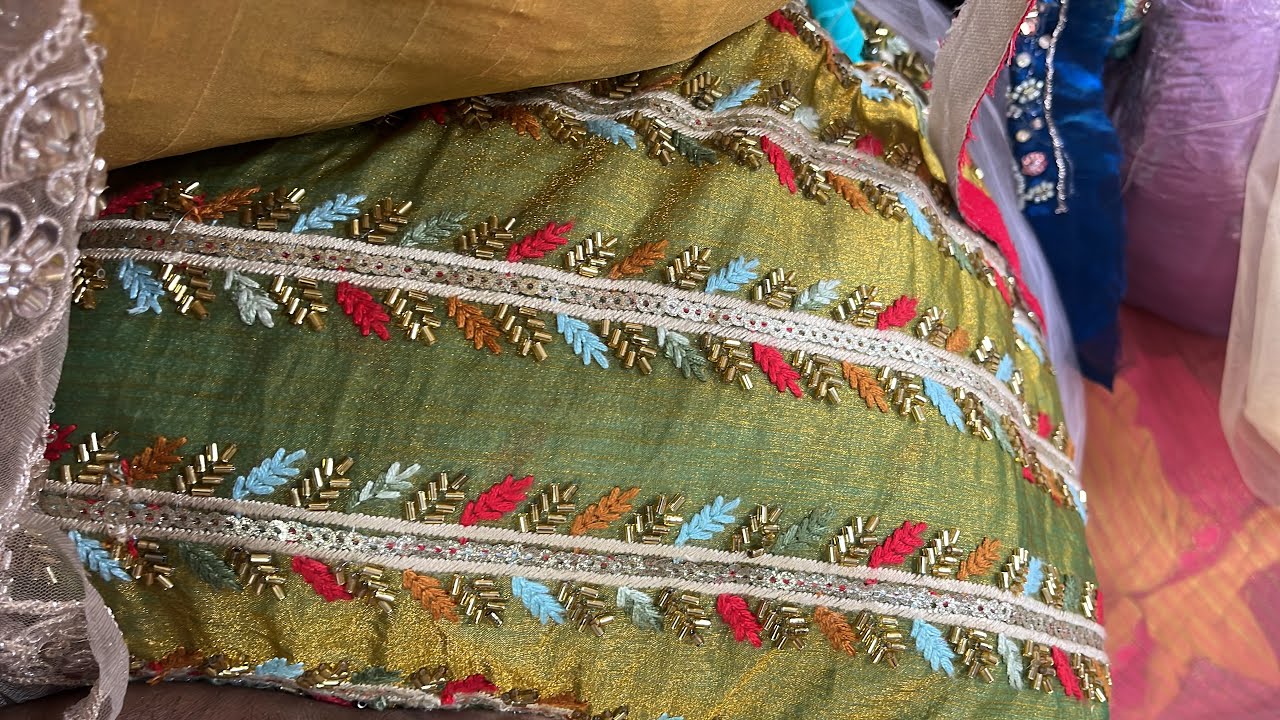 New Stok Sadi Ka Collection | Bits Wala Lace | Surat Cutpice Wholesale Market | Avadh Matket 